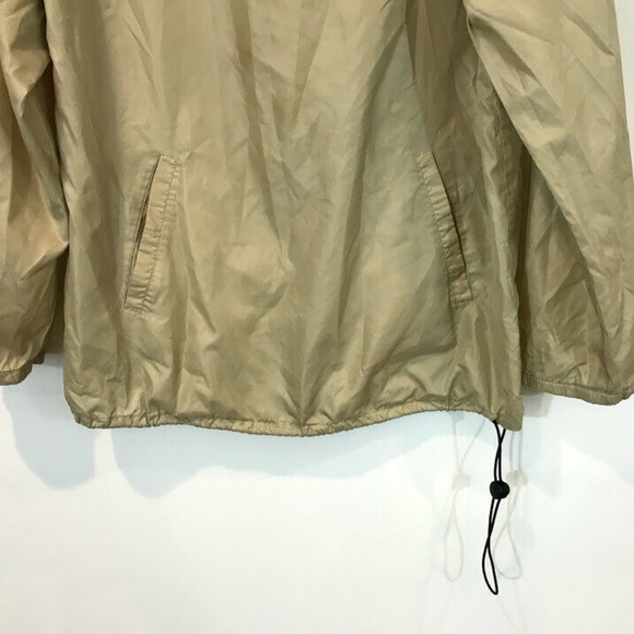 Vintage Esprit M Beige Pullover Hooded Drawstring - Picture 4 of 5